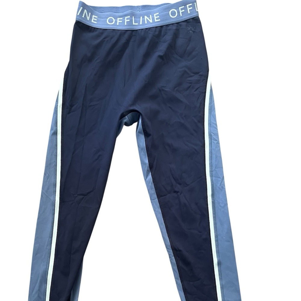 Women’s Blue and Gray Leggings